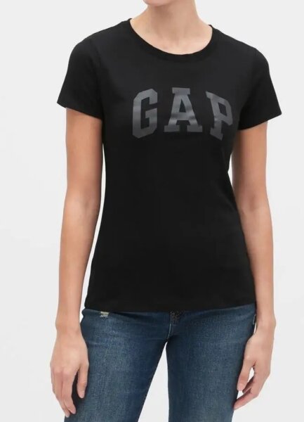 GAP T-Shirt Shirt Tee Damen XS DE 34 mit rundem Ausschnitt aus Baumwolle