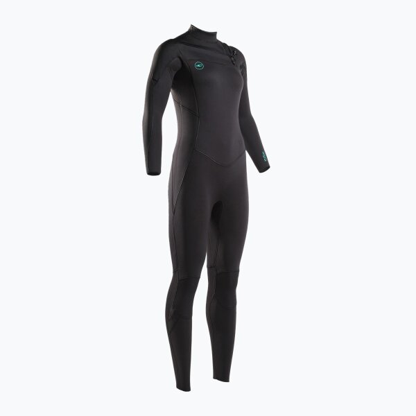 ONeill Ninja Neoprenanzug 5/4mm Damen Wetsuit Chest Zip Schwarz Größe M |DE 38