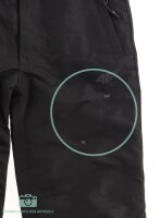 4F Kinder wasserdichte isolierte Skihose mit Hosenträgern Gr.128 cm Unisex