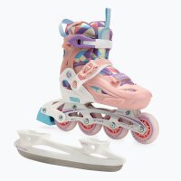 Kinder 2in1 Inline-Skates Schlittschuhe ATTABO Flashled...