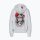 Pitbull Damen Zip Hoodie Sweatjacke Kapuzenpullover Santa Muerte Größe M/L 38/40
