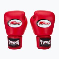 Twins Special Boxhandschuhe BGVL3 Leder Training Rot 12...