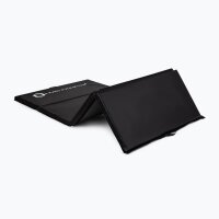 HMS MGS01 Klappbare Gymnastikmatte Schwarz 180x60x5cm Turnmatte Faltbar