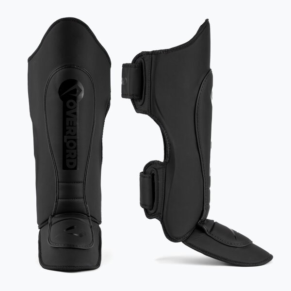 Overlord Club Schienbeinschützer Kampfsport Schützer Schwarz Gr. L | 170-188 cm