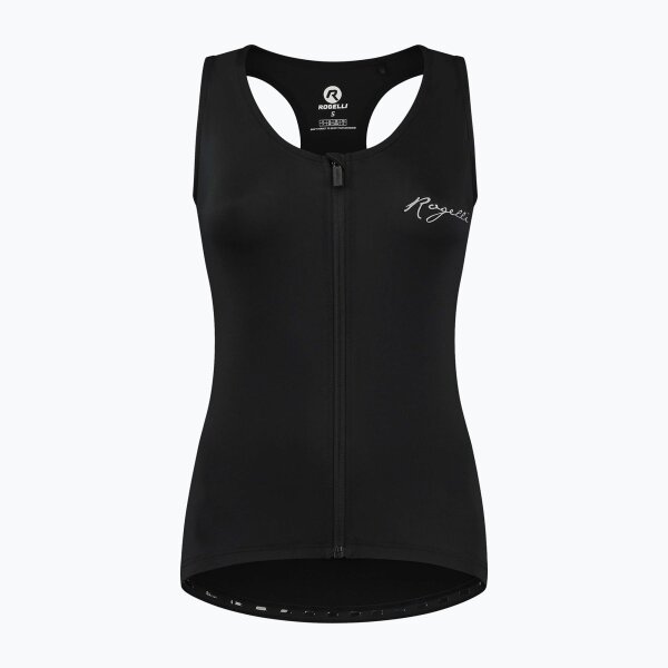 Rogelli Abbey Tank Top Radtrikot Fahrradtrikot Damen Schwarz Größe 38 Ärmelloses