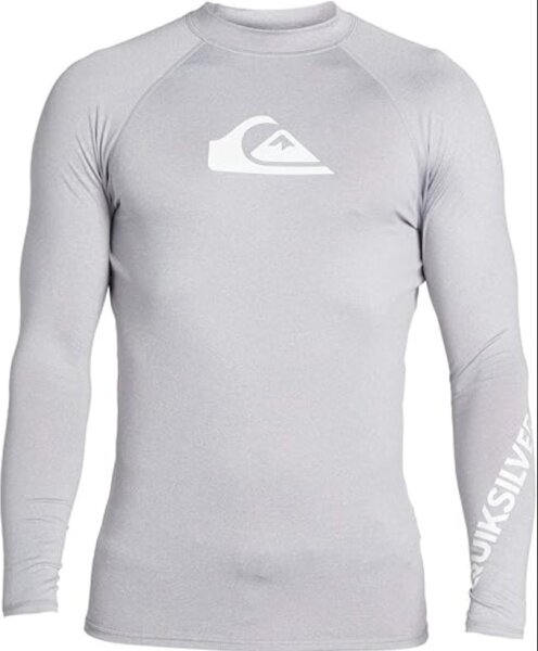 Quiksilver All Time Rashguard Surf Tee Herren Shirt UV-Schutz Schwimmshirt Gr.XL