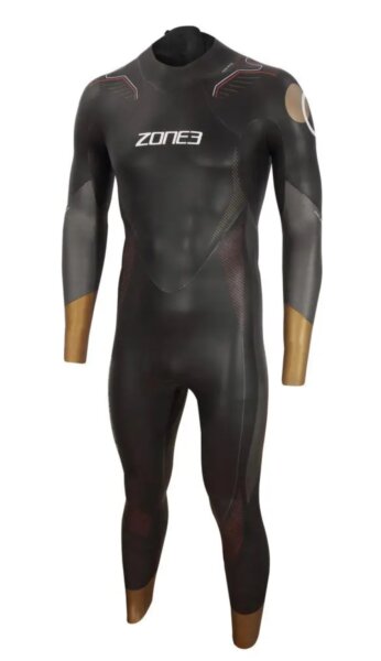 Zone3 Thermal Aspire Wetsuit Neoprenanzug Schwarz Gold Gr. L Herren Swimming