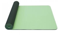 TREXO Yogamatte  Zweifarbig 183 x 61 cm 6 mm Fitness Gymnastikmatte Übungsmatte