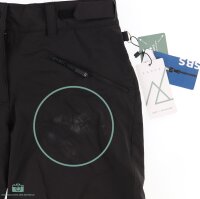 KADVA Reto Damen Shorts Trekkingshorts Schwarz Gr. S 36 Atmungsaktiv Schwarz