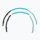 XTREXO Massage Hula-Hoop TXO 100 cm Türkis Fitness Reifen Massagevorsprünge