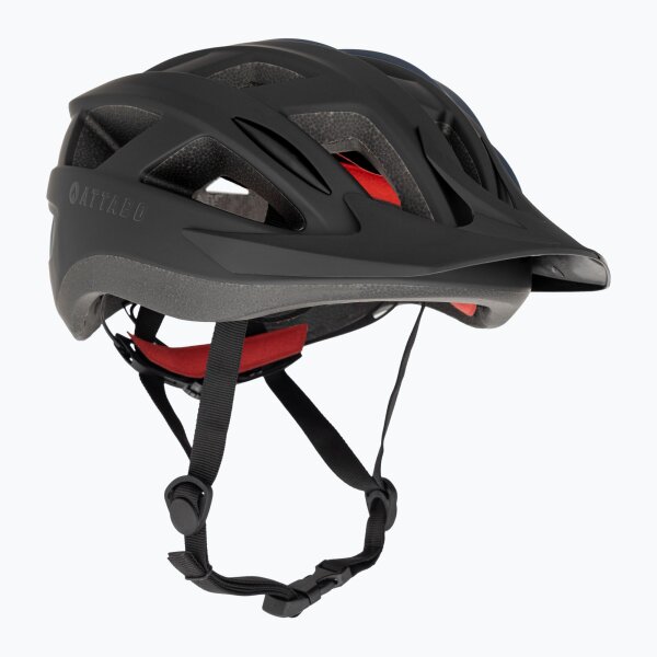 ATTABO Viper Fahrradhelm In-Mold MTB Fahrrad Helm Schwarz Größe M | 54-59 cm