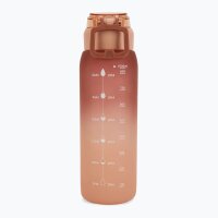 XTREXO Haust Trinkflasche 1000 ml Braun Sportflasche BPA-frei Outdoorflasche