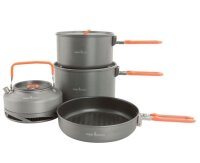 Fox Cookware Large Kochgeschirr Set 3-teilig Aluminium...