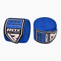 RDX Boxbandagen Handbandagen Hand Wraps Plus 450 cm MMA Boxen Länge 4,5 m Blau
