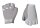 POC Agile Kurzfinger Fahrradhandschuhe Radhandschuhe Weiß Gr. XL Unisex Bag