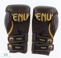 Venum Reverso Boxhandschuhe Sparring Handschuhe Braun Gold Gr. 10 oz Bag
