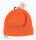 Woolcano 100% Merino Wolle Wintermütze Beanie Stricken Orange One Size Cap