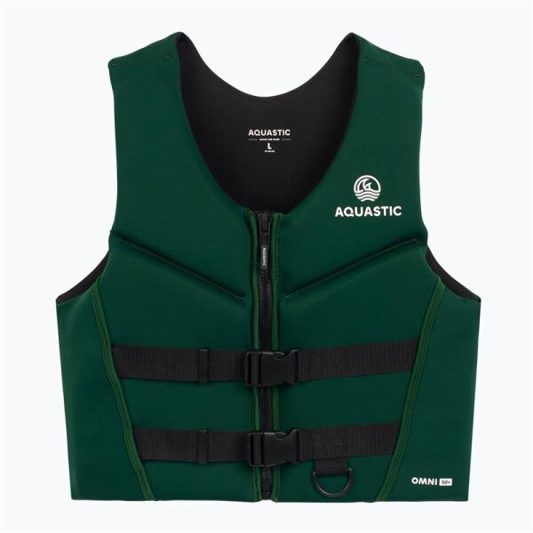 Aquastic Omni 50N Rettungsweste Schwimmweste Unisex Gr. XL | max 95 kg | Grün