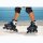 ATTABO 2-in-1 Kylo Inline-Skates Kinder Schlittschuhe verstellbar blau Gr. 34-37