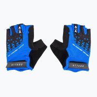 ATTABO Vito Gel Fahrradhandschuhe Herren Damen Radhandschuhe blau schwarz Gr. XL