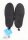 AQUASTIC Kea Wasserschuhe Unisex Badeschuhe Schwimmschuhe schwarz Gr. 37