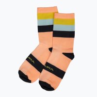 Endura Bandwidth Fahrradsocken Herren Neon Pfirsich Gr....
