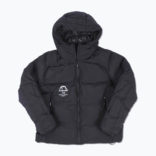MANTO Society Puffer Jacke Herren Winterjacke Schwarz Größe XL
