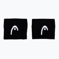 HEAD Wristband 2,5 Zoll Handgelenkbänder 2er-Set schwarz Schweißband Sport