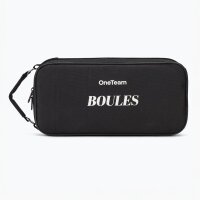 OneTeam Boulekugeln Set 8 Stück Silber Boule Set Spiel Freizeit Boccia Kugeln