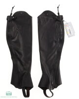 Tonics Sirius Chaps Schwarz Größe 53/41 Hochwertige Trainingschaps Narbenleder