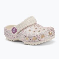 Crocs Classic Glitter Kinder Clogs Lila EU 21...