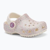 Crocs Classic Glitter Kinder Clogs Lila EU 21...